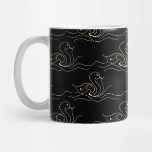 Swan pattern Mug